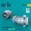 RESKIT RSU32-0179 F-35B Lightning II exhaust nozzle (Short takeoff) for Trumpeter kit (3D printed) 1/32